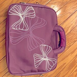 Cute purple laptop bag (vintage?)